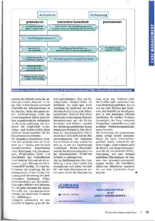 Vorschauseite 2: Einrichtungsübergreifende Fallsteuerung durch Casemanagement