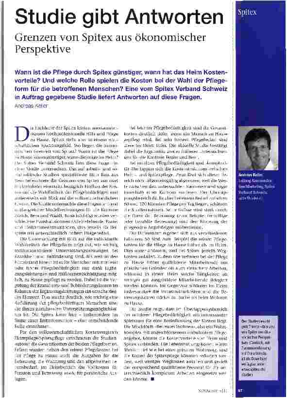 Vorschauseite 1: Studie gibt Antworten
