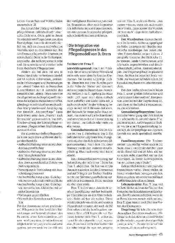 Vorschauseite 4: Pflegediagnostik - Pflegetherapeutisches Instrument zur Förderung des Selbstmanagements von Menschen mit chronischen Wunden