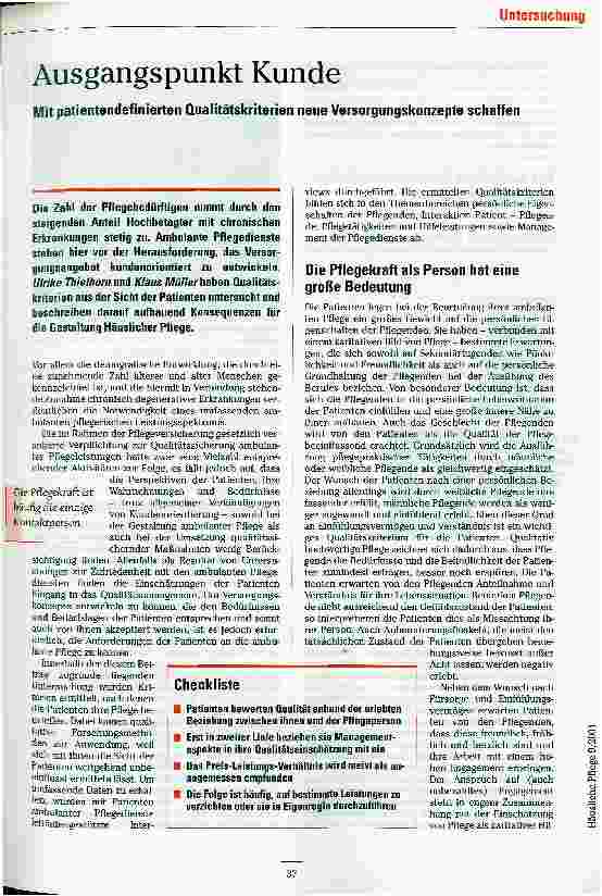 Vorschauseite 1: Ausgangspunkt Kunde