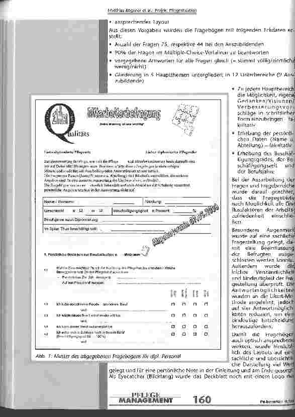 Vorschauseite 4: Projekt Pflegesituation