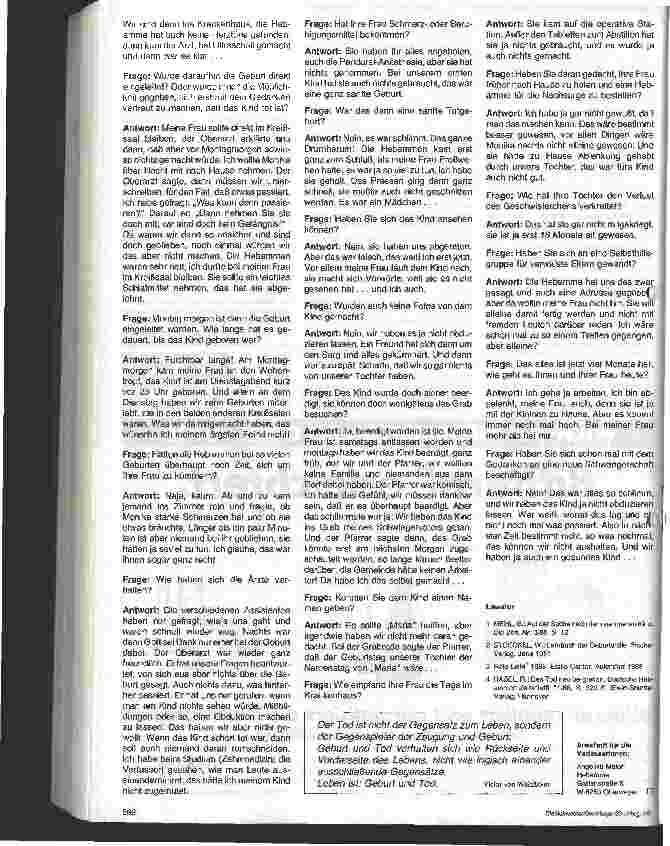 Vorschauseite 4: Glücklose Schwangerschaften - 4. Folge(Schluß): Begleitung der Schwangeren, Gebärenden, Wöchnerin