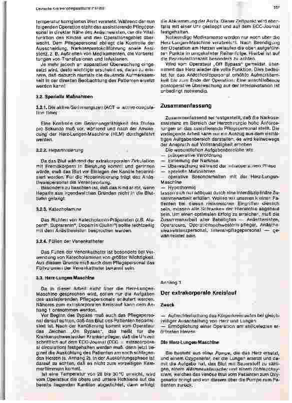 Vorschauseite 3: Kinderanästhesie - speziell in der Herzchirurgie