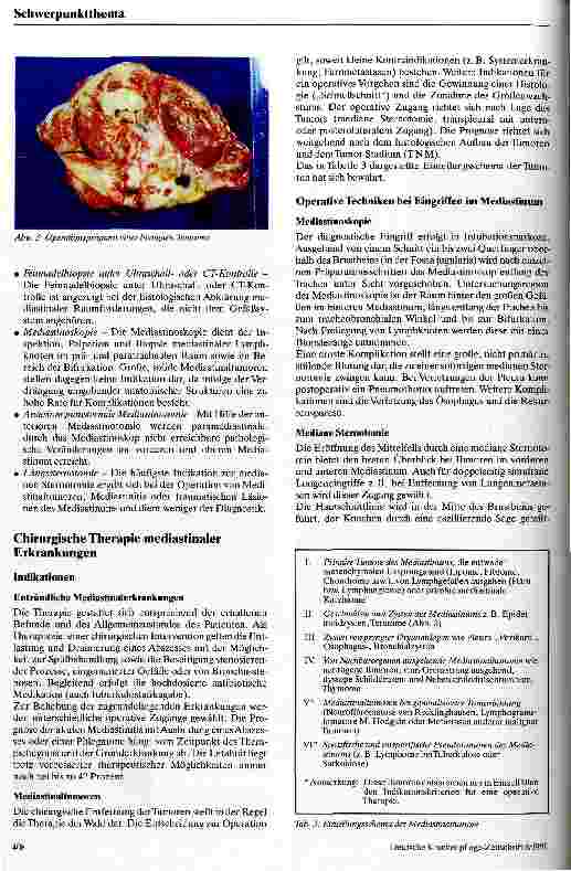 Vorschauseite 3: Krankhafte Prozesse des Mediastinums
