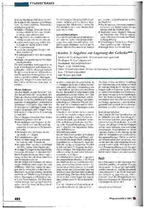 Vorschauseite 5: Pflege im Takt der Dringlichkeit
