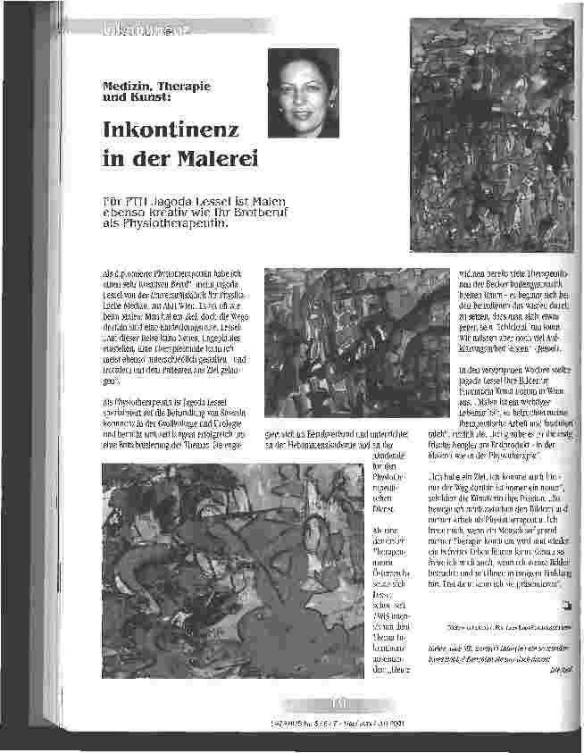 Vorschauseite 1: Inkontinenz in der Malerei