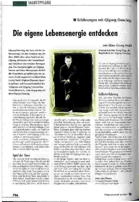 Vorschauseite 1: Die eigene Lebensenergie entdecken Erfahrungen mit Qigong Dancing