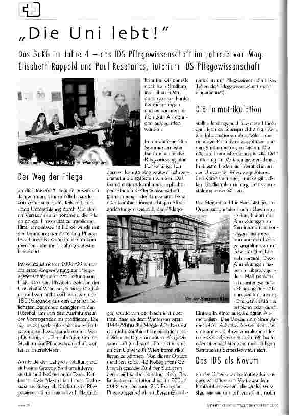Vorschauseite 1: Die Uni lebt