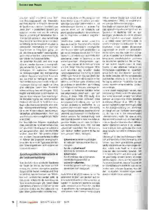 Vorschauseite 3: Frühe Diagnostik bei mehrsprachigen Late Talkern