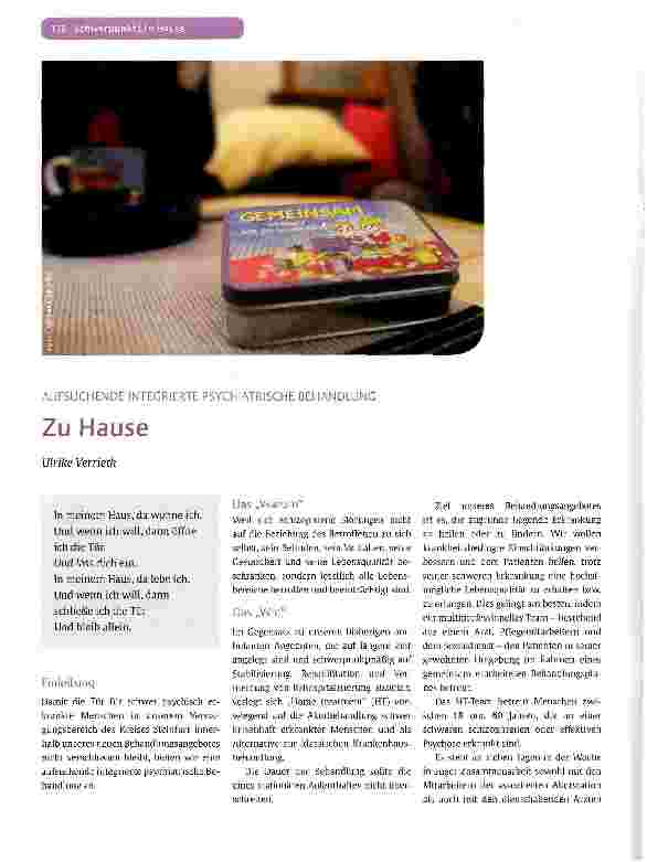 Vorschauseite 1: Zu Hause