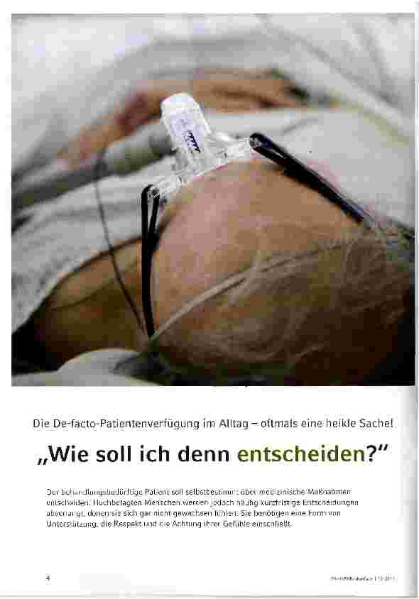 Vorschauseite 1: „Wie soll ich denn entscheiden?