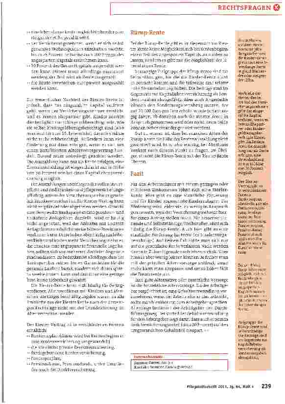 Vorschauseite 4: Riester oder Rürup?
