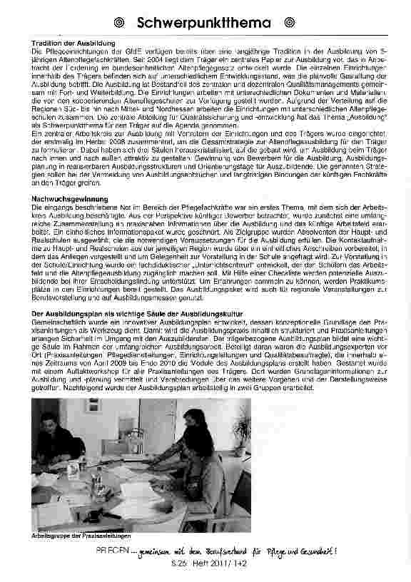 Vorschauseite 2: Weil es uns Wert ist - Innovative Strategien für die Gestaltung der Altenpflegeausbildung in der stationären Altenhilfe