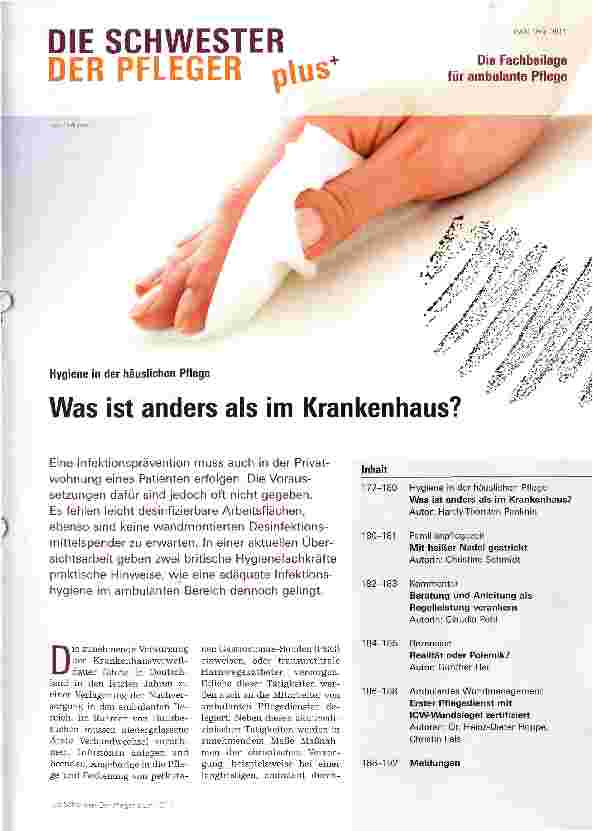 Vorschauseite 1: Was ist anders als im Krankenhaus?