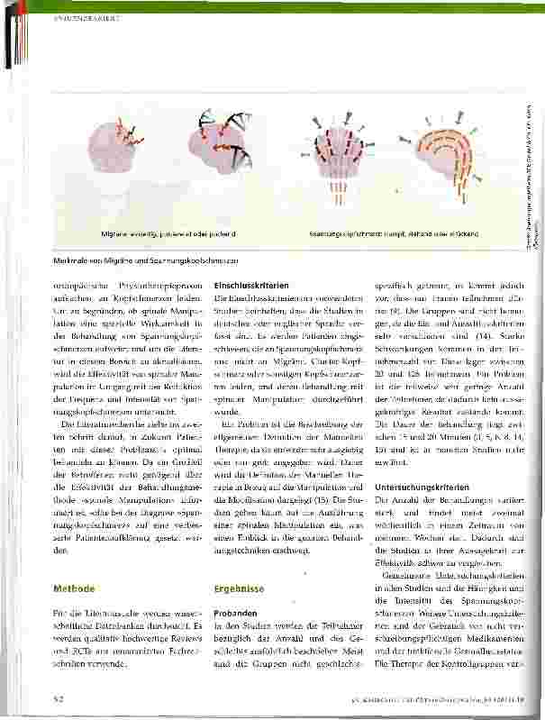 Vorschauseite 3: Spinale Manipulation - Lösung für Spannungskopfschmerz?