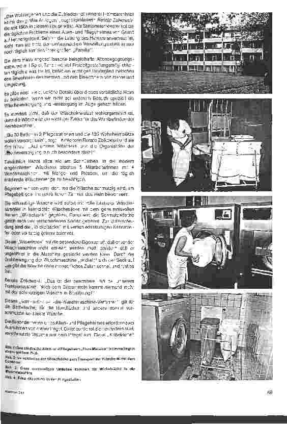 Vorschauseite 2: Wäscheversorgung und -entsorgung in einem Altenheim
