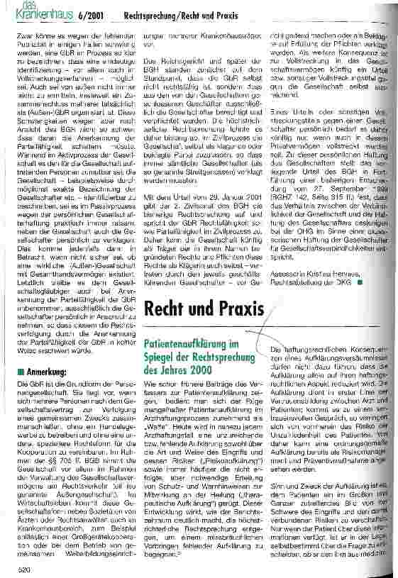 Vorschauseite 2: Rechtsprechung