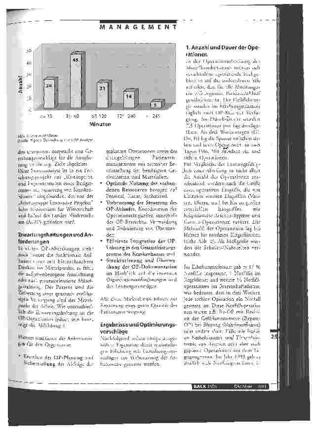 Vorschauseite 2: Prozessanalyse im Gefäßchirurgischen OP-Bereich Ausgewählte Ergebnisse und Gestaltungsvorschläge einer Untersuchung