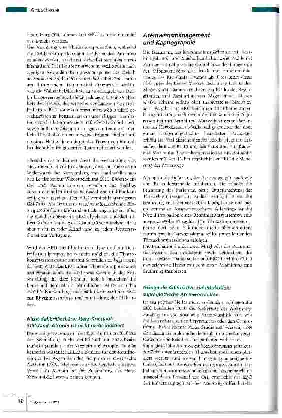 Vorschauseite 3: Reanimation: Was gibts Neues?