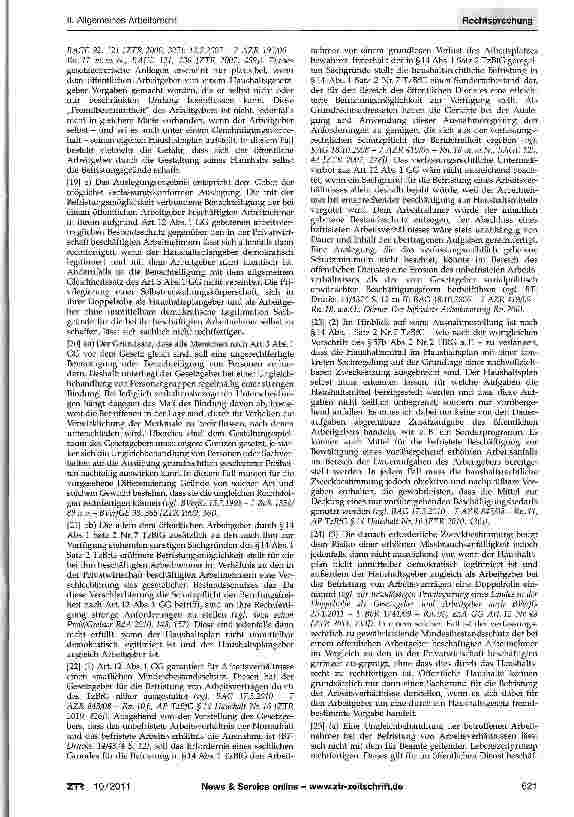 Vorschauseite 3: Haushattsrechtliche Befristung - Haushaltsplan einer Selbstverwaltungskörperschaft (Bundesagentur für Arbeit)