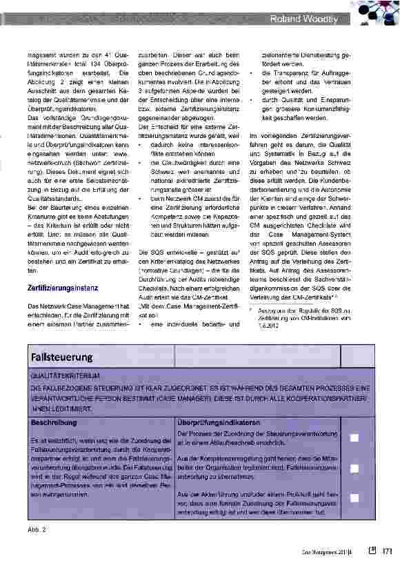 Vorschauseite 4: Zertifizierung von Institutionen als Massnahme zur Qualitätssicherung im Gase Management