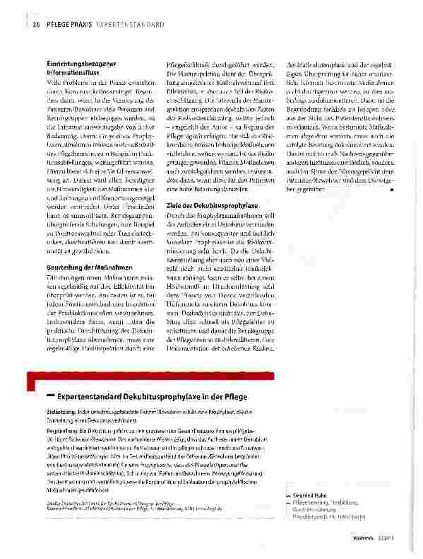 Vorschauseite 3: Das ist neu im Expertenstandard Dekubitusprophylaxe