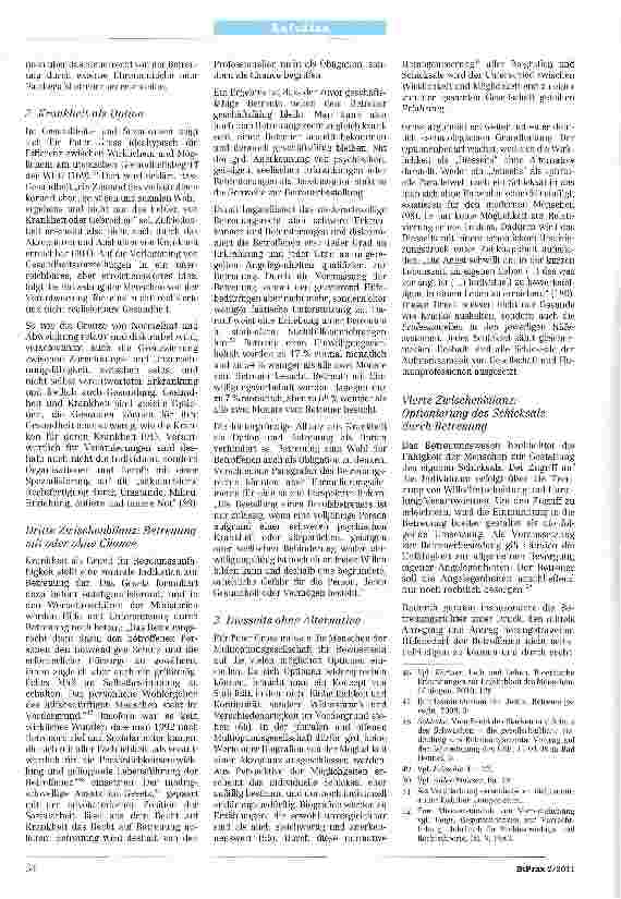 Vorschauseite 6: Die Betreuung der Multioptionsgesellschaft. Zur Entwicklung der rechtlichenVertretung aus Perspektive der Betreuungssoziologie Teil l