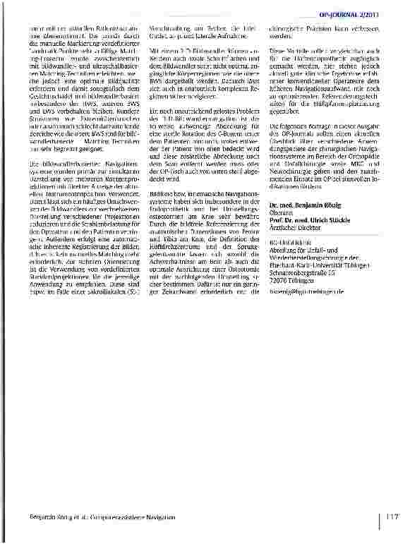 Vorschauseite 2: Computerassistierte Navigation