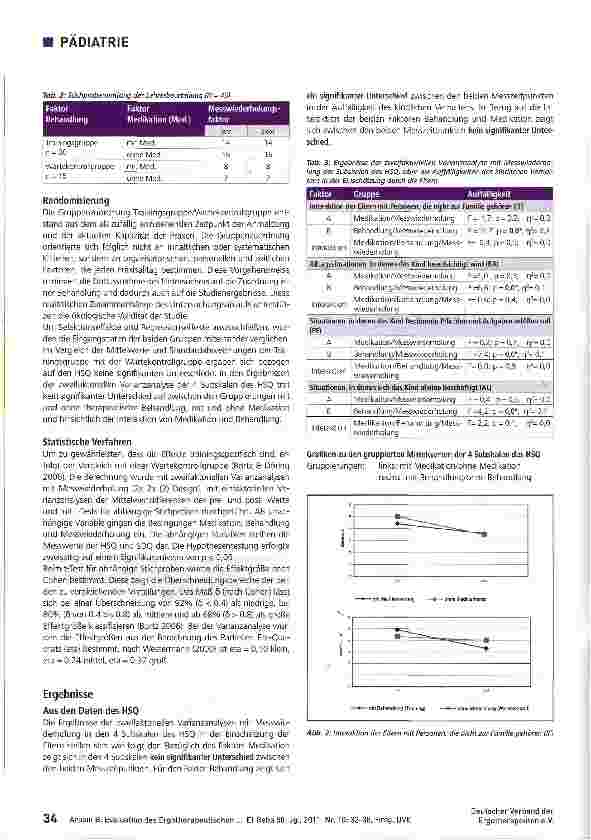 Vorschauseite 3: Evaluation des Ergotherapeutischen Trainingsprogramms ETP bei ADHS