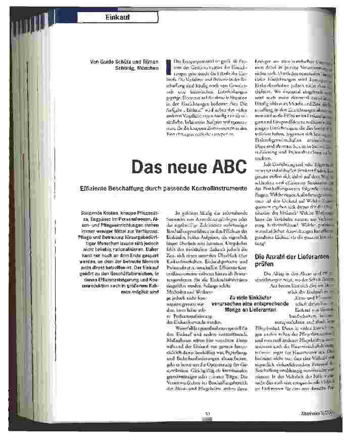 Vorschauseite 1: Das neue ABC