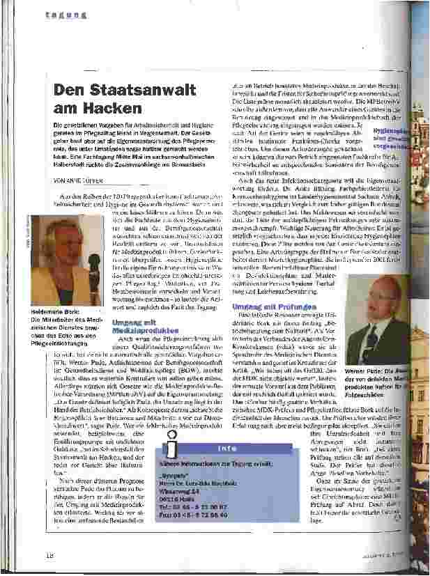 Vorschauseite 1: Den Staatsanwalt am Hacken