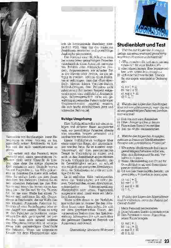Vorschauseite 4: Gewalt in der Notfallstation