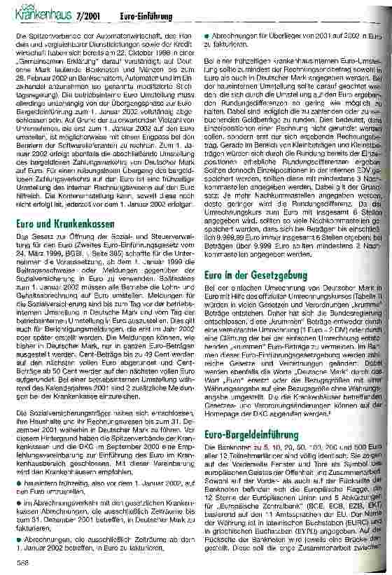Vorschauseite 2: Die Deutsche Mark geht - der Euro kommt