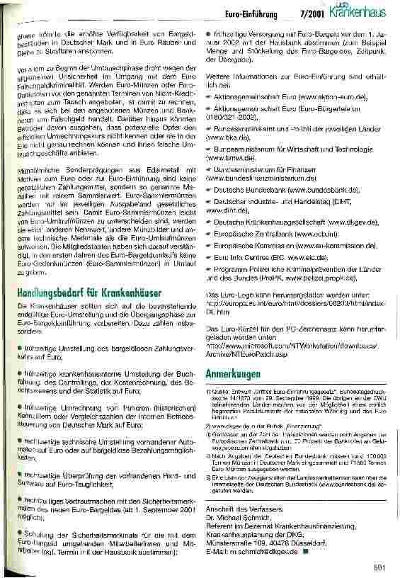 Vorschauseite 5: Die Deutsche Mark geht - der Euro kommt
