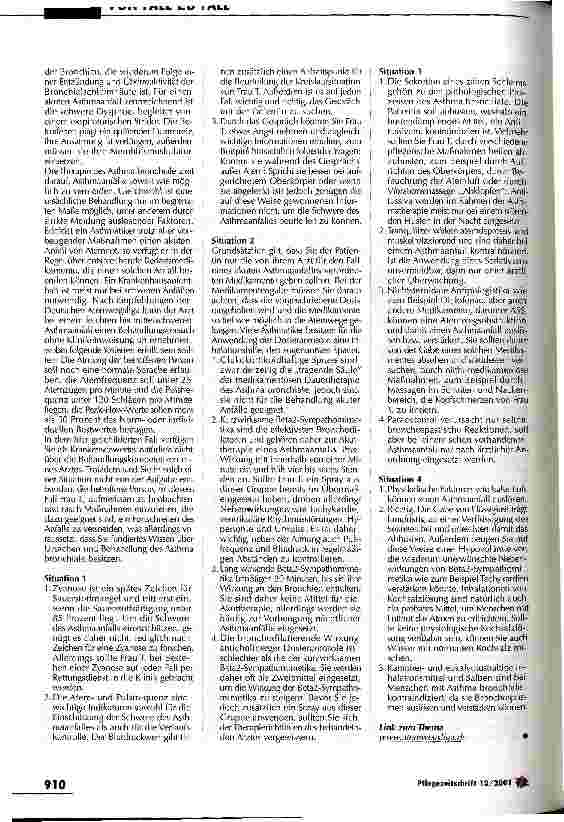 Vorschauseite 2: Die Luft zum Leben Lernen in der Pflege