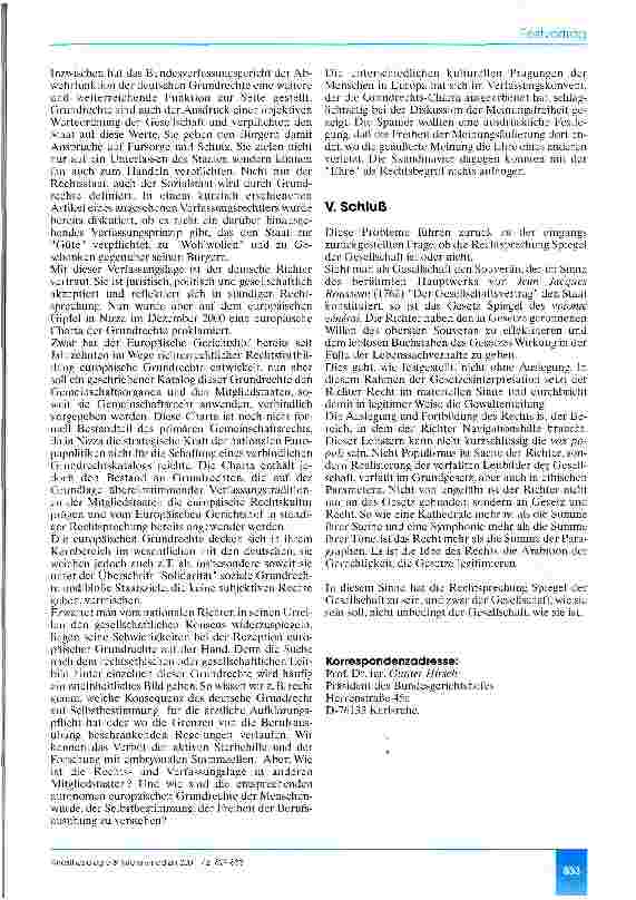 Vorschauseite 5: Die Rechtsprechung - ein Spiegel der Gesellschaft