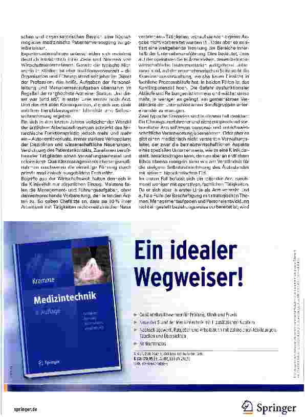 Vorschauseite 3: Leitung zwischen Berufung und Management