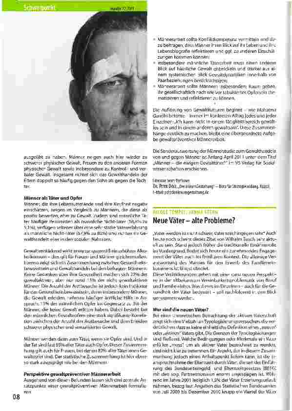 Vorschauseite 1: Neue Väter - alte Probleme?