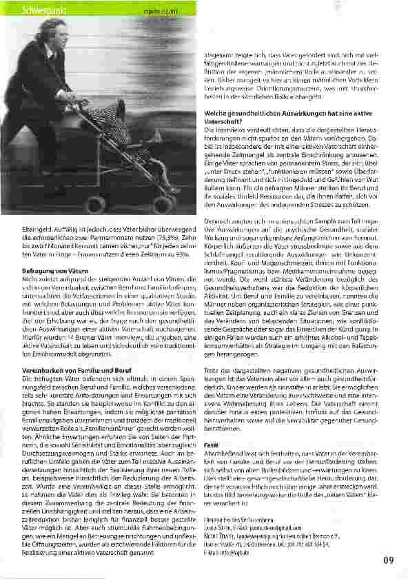 Vorschauseite 2: Neue Väter - alte Probleme?