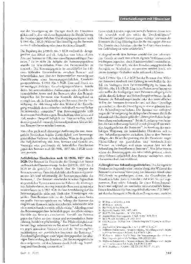 Vorschauseite 3: Patientenwillen und betreuungsgerichtliches Genehmigungsverfahren BGB §1904 Abs. 2 BGB