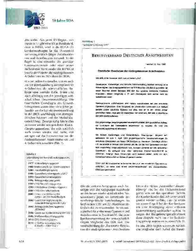 Vorschauseite 2: Interessenvertretung der Vertragsärzte durch den BDA