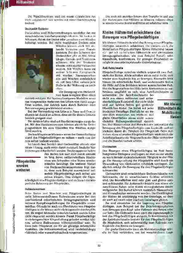 Vorschauseite 3: Beim Pflegen gesund bleiben