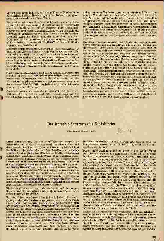 Vorschauseite 1: Das iterative Stottern des Kleinkindes