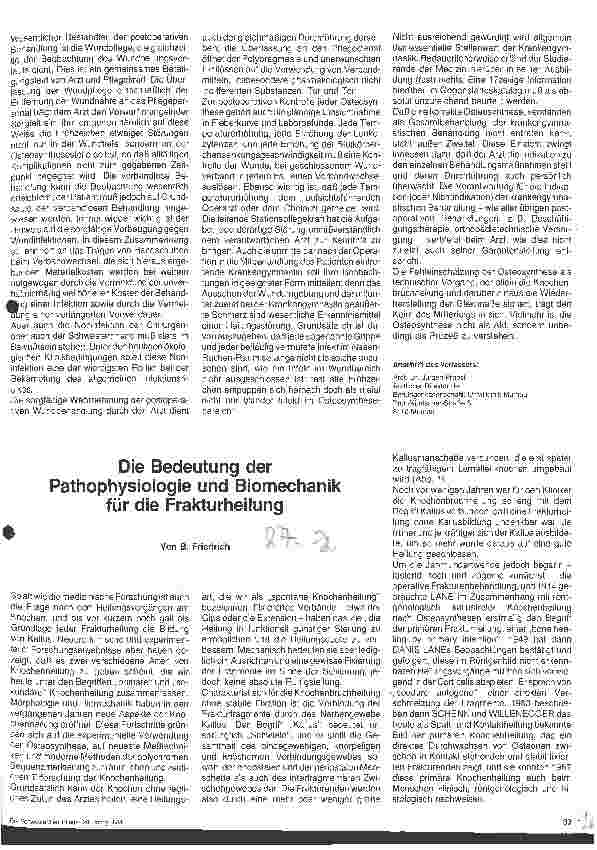 Vorschauseite 2: Funktionelle Behandlung nach Osteosynthesen der unteren Extremitäten