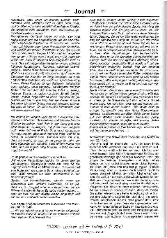 Vorschauseite 4: Zeitzeugin: Schwester Frida Militschke