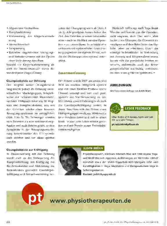 Vorschauseite 4: Therapeutischer Yoga bei Gelenkarthrose