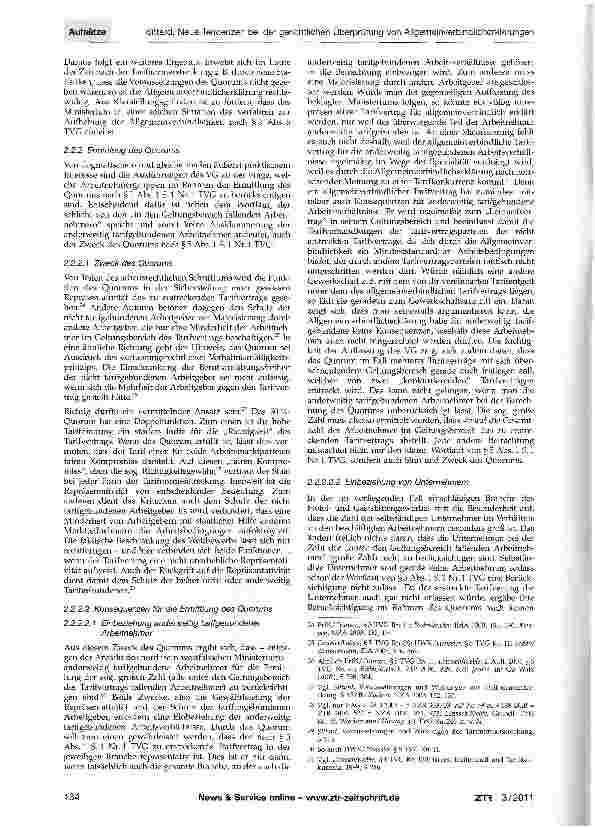 Vorschauseite 4: Neue Tendenzen bei der gerichtlichen Überprüfung von Allgemeinverbindlicherklärungen