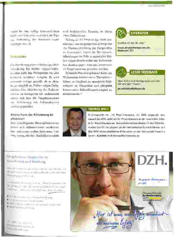 Vorschauseite 4: Akrodynamische Therapie bei Hallux valgus