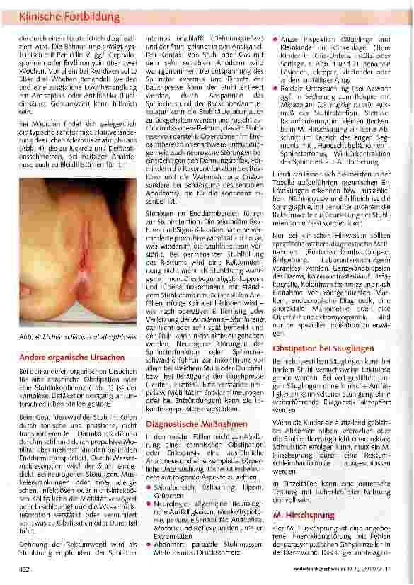 Vorschauseite 2: Organische Ursachen von gastroenterologischen Ausscheidungsstörungen