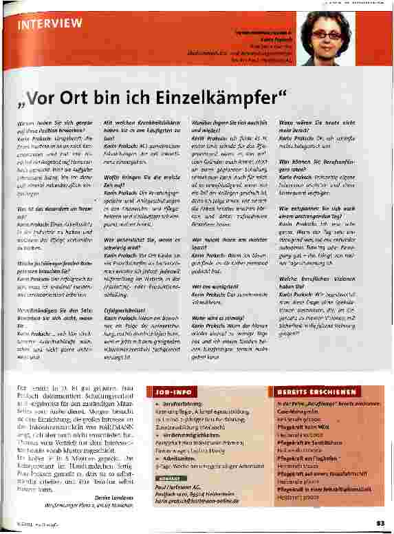 Vorschauseite 2: Medizinprodukteund Anwendungsberater-/in